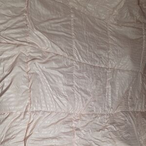 Light Pink Embossed Down Alternative Full/Queen Comforter